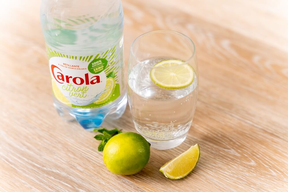 cocktail eau aromatisée pétillante citron