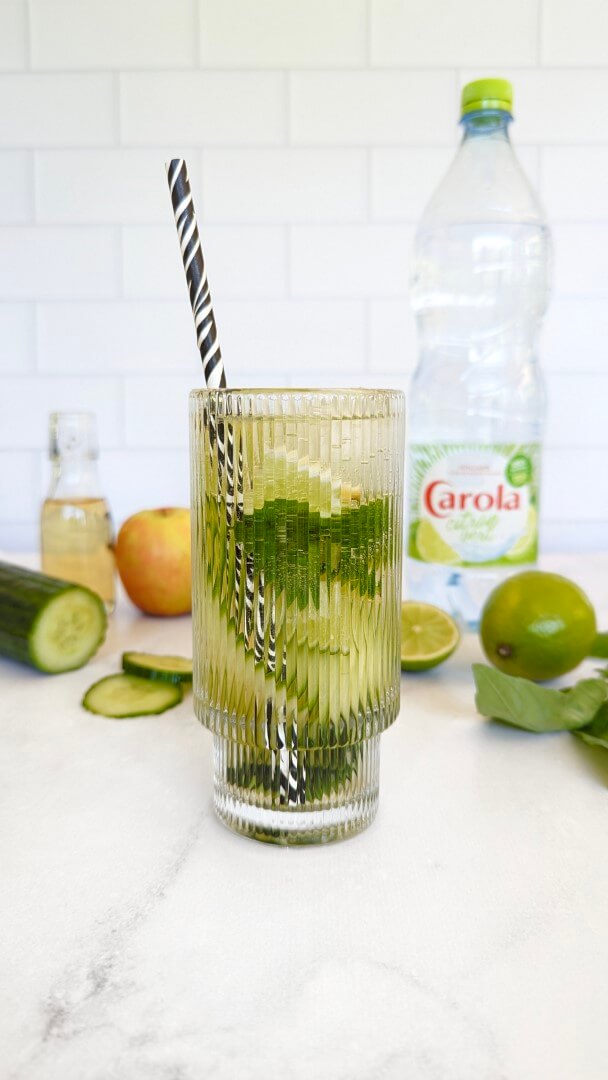 cocktail sans alcool eau pétillante citron vert