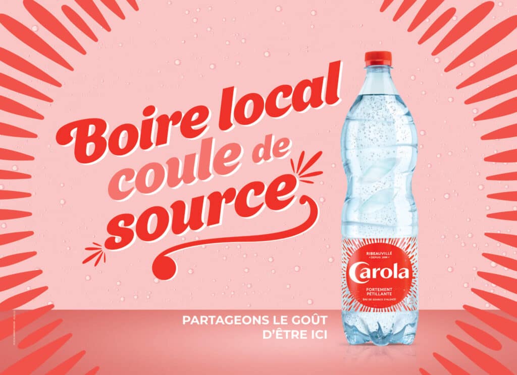 Carola, Boire local coule de source