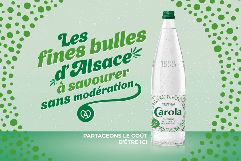 Carola, campagne verte fine bulles