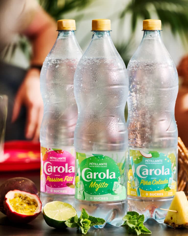 Carola saveurs Mojito, Pina Colada et Passion Fizz