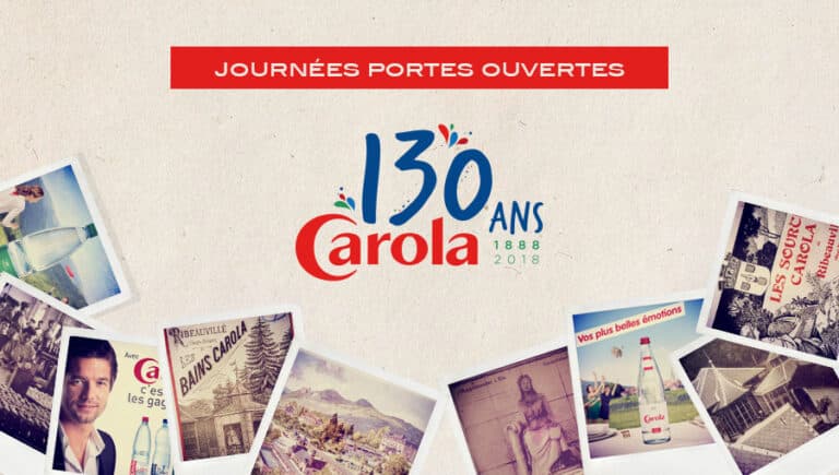 L’eau de source Carola fête ses 130 ans !