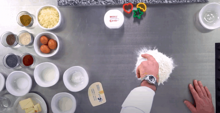 Bredele salés au gruyère et aux épices : recette du Chef d’Alsace Alexis Albrecht (vidéo)