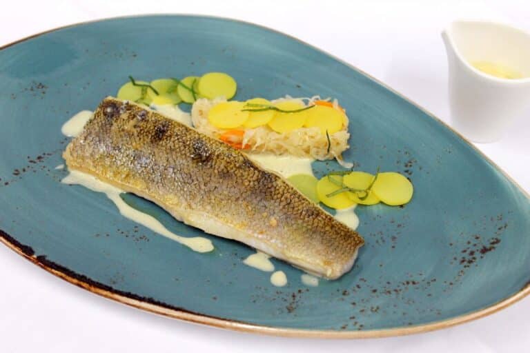 Recette du jour : sandre sur lit de choucroute