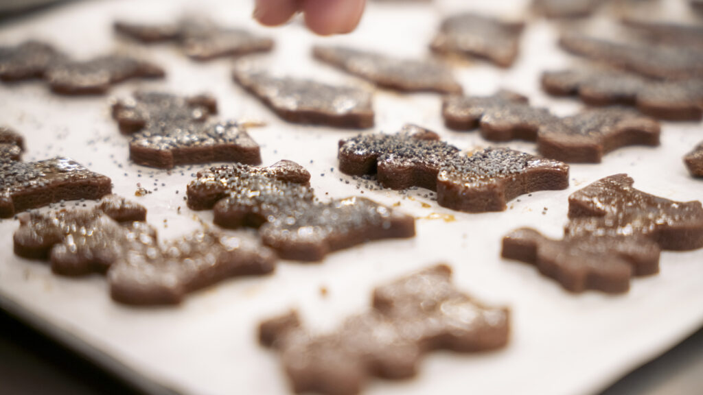 Etoiles au sésame ou au pavot